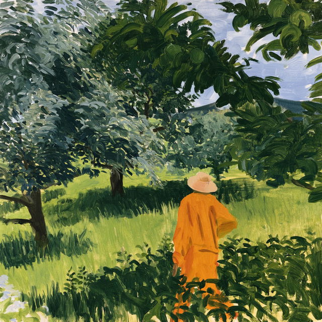 Lois Dodd style, Midjourney V8.2, render 2 of 4