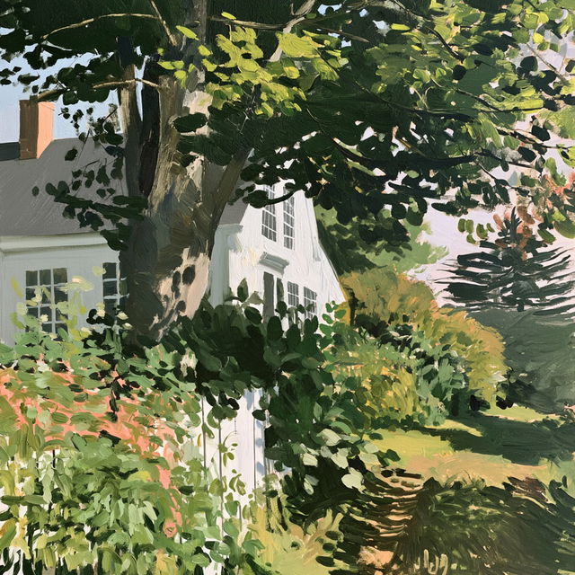 Lois Dodd style, Midjourney V8.2, render 4 of 4