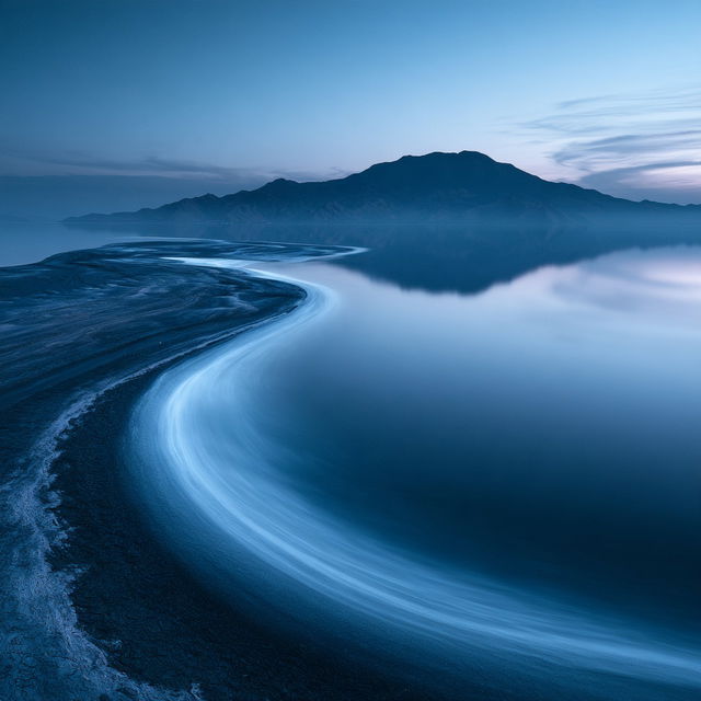 Long exposure photography style, Midjourney V8.2, render 4 of 4