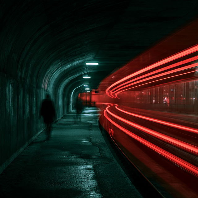 Long exposure photography style, Midjourney V8.2, render 3 of 4