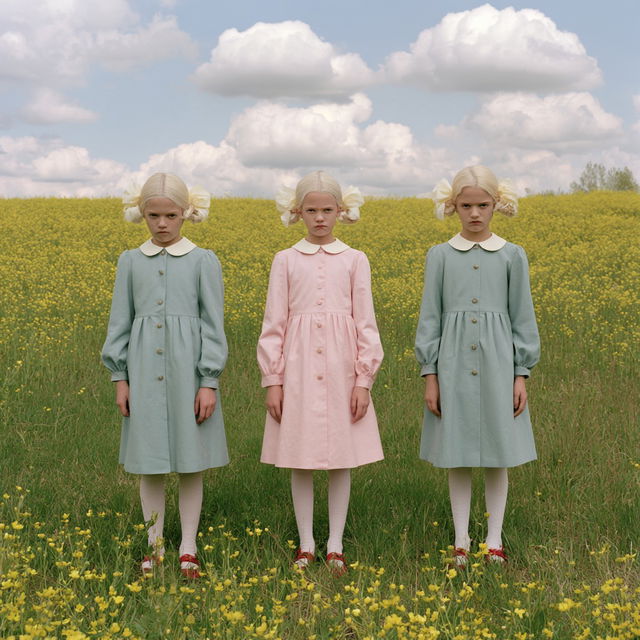 Loretta Lux style, Midjourney V8.2, render 1 of 4