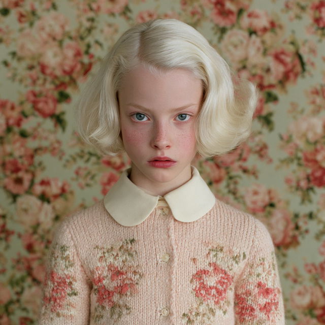 Loretta Lux style, Midjourney V8.2, render 4 of 4