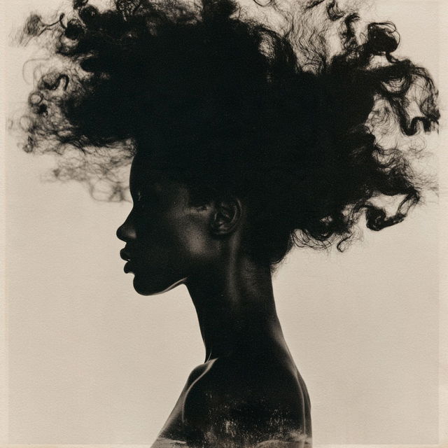 Lorna Simpson style, Midjourney V8.2, render 2 of 4