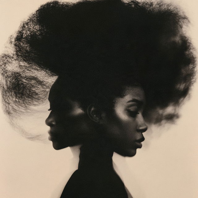 Lorna Simpson style, Midjourney V8.2, render 3 of 4