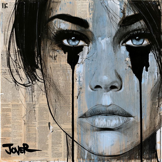 Loui Jover style, Midjourney V8.2, render 3 of 4