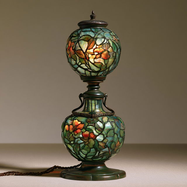 Louis Comfort Tiffany style, Midjourney V8.2, render 4 of 4