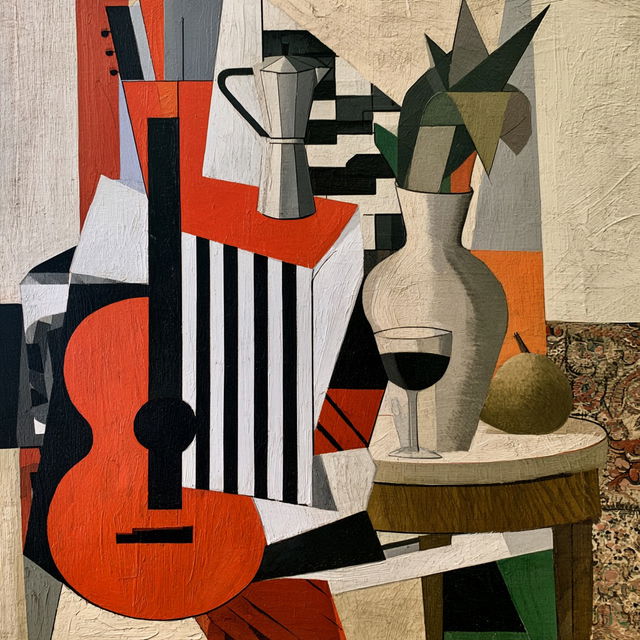 Louis Marcoussis style, Midjourney V8.2, render 3 of 4