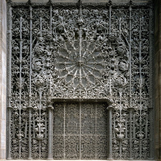 Louis Sullivan style, Midjourney V8.2, render 2 of 4