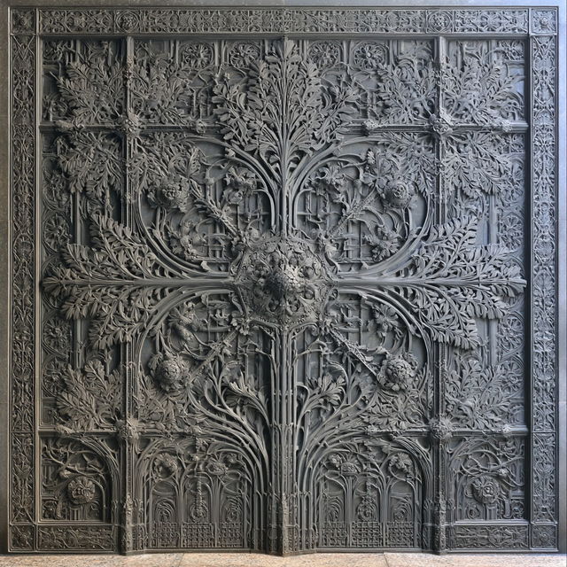 Louis Sullivan style, Midjourney V8.2, render 1 of 4