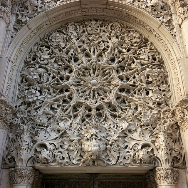 Louis Sullivan style, Midjourney V8.2, render 4 of 4