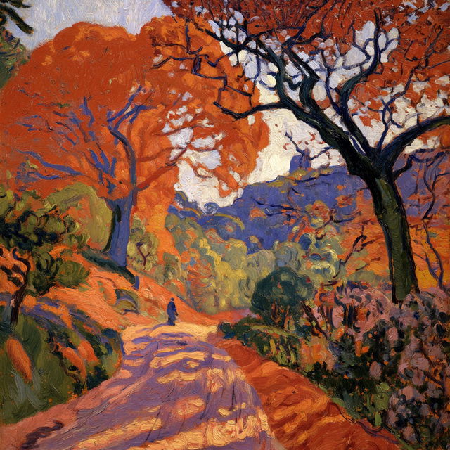 Louis Valtat style, Midjourney V8.2, render 1 of 4