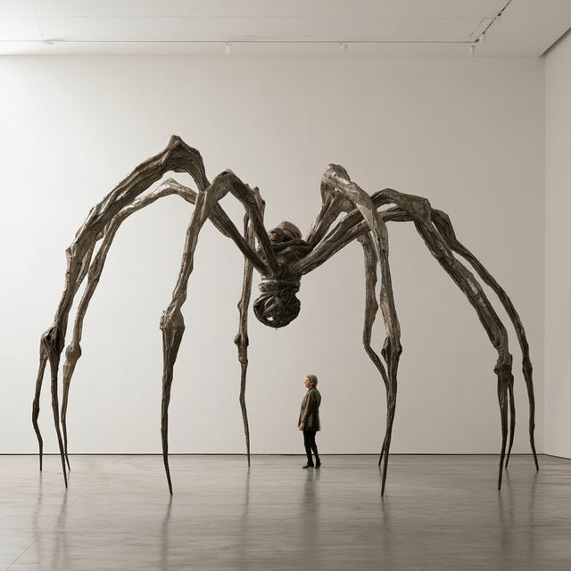 Louise Bourgeois style, Midjourney V8.2, render 3 of 4