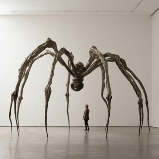 Louise Bourgeois style, Midjourney V8.2, render 3 of 4