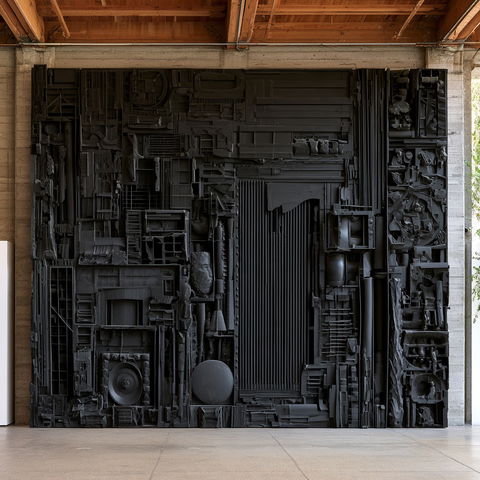 Louise Nevelson style (Sculptors), Midjourney V8.2