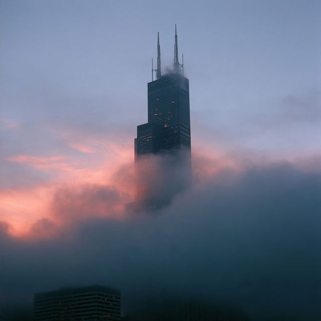 Low-hanging fog style, Midjourney V8.2, render 2 of 4