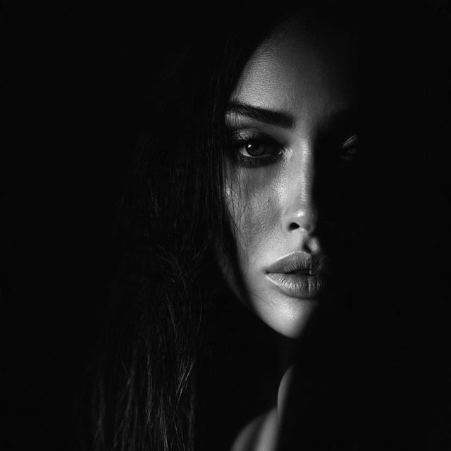 Low key photography style, Midjourney V8.2, render 3 of 4