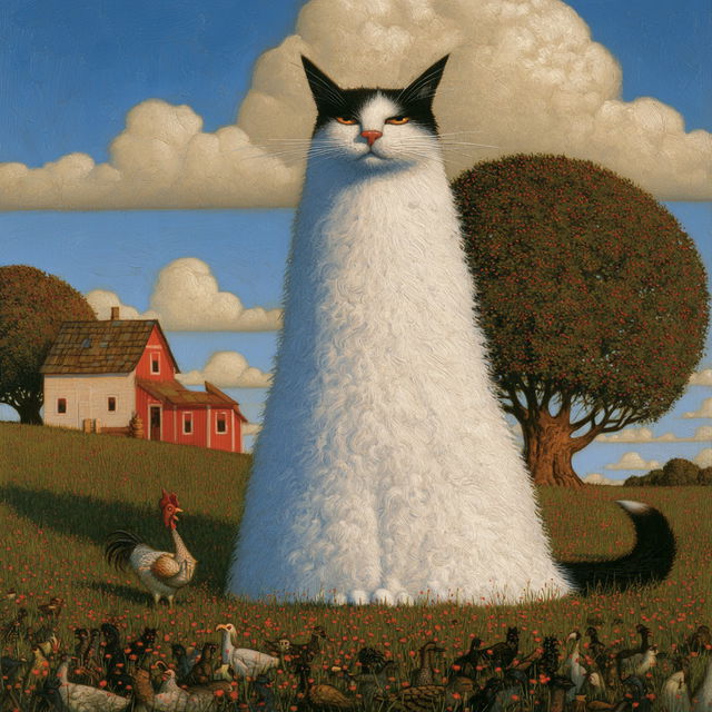 Lowell Herrero style, Midjourney V8.2, render 2 of 4