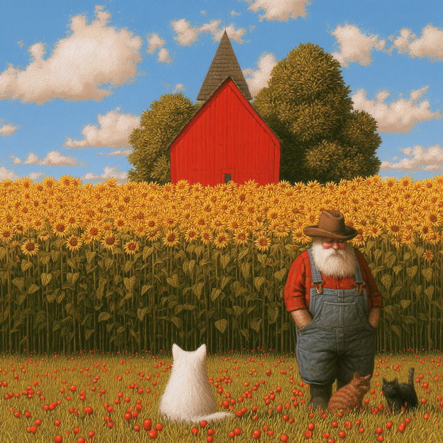 Lowell Herrero style, Midjourney V8.2, render 3 of 4