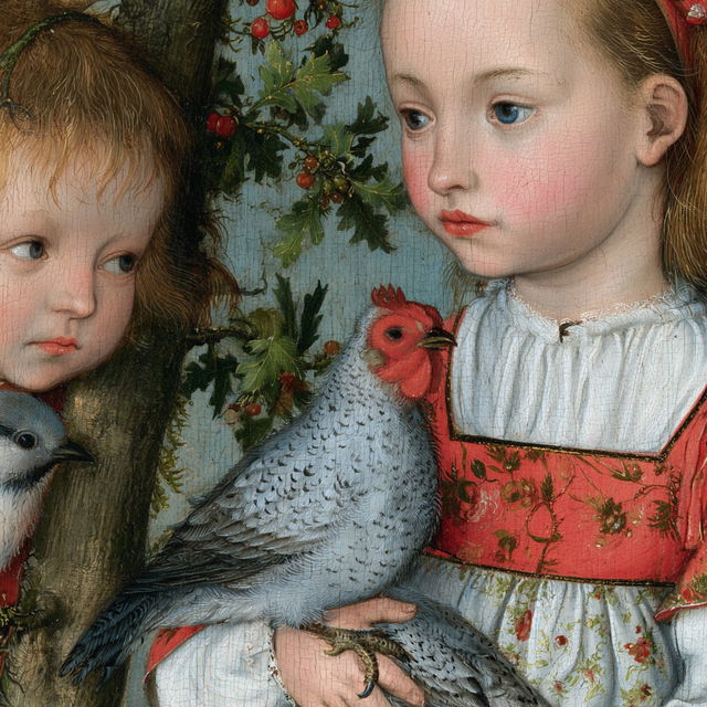 Lucas Cranach the Elder style, Midjourney V8.2, render 2 of 4