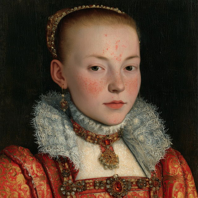 Lucas Cranach the Younger style, Midjourney V8.2, render 1 of 4