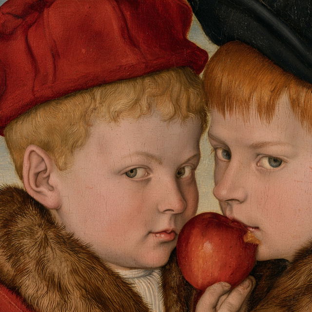 Lucas Cranach the Younger style, Midjourney V8.2, render 3 of 4