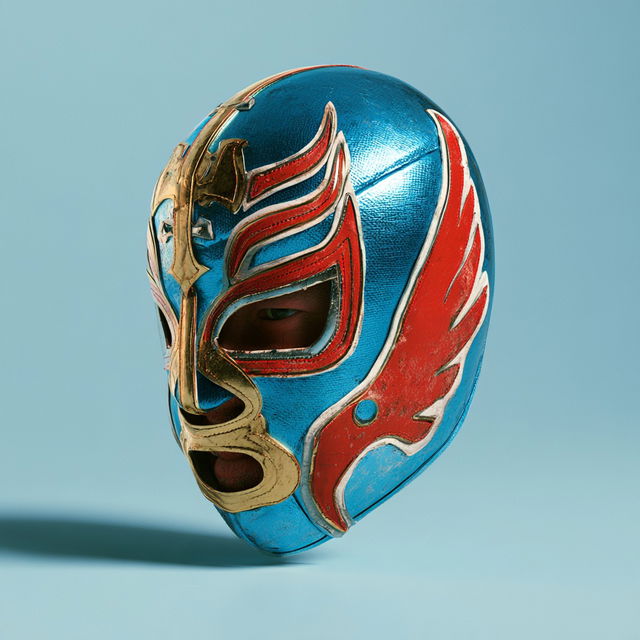 Lucha Libre mask style, Midjourney V8.2, render 1 of 4