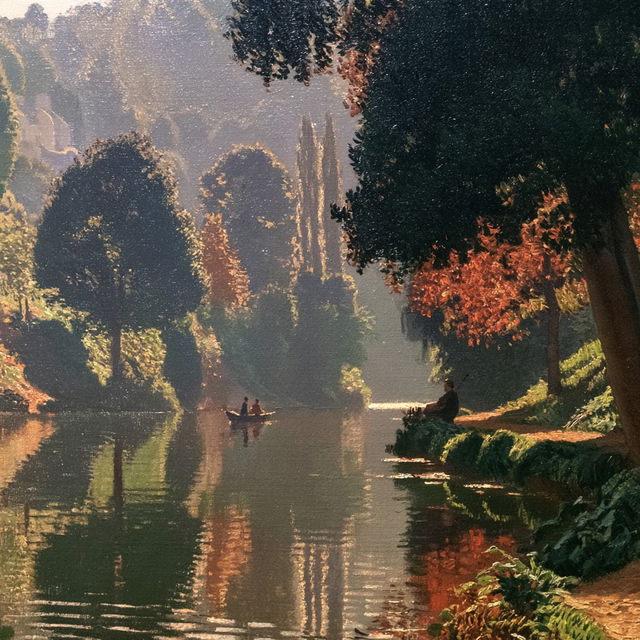Lucien Pissarro style, Midjourney V8.2, render 3 of 4