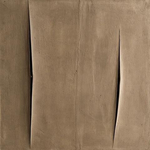 Lucio Fontana style (Painters), Midjourney V8.2