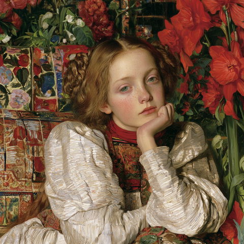 Lucy Madox Brown style (Painters), Midjourney V8.2