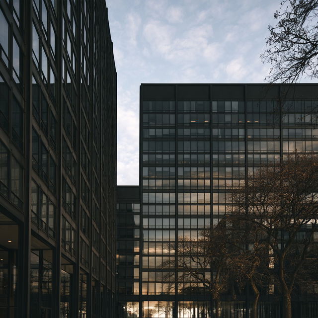 Ludwig Mies van der Rohe style, Midjourney V8.2, render 4 of 4