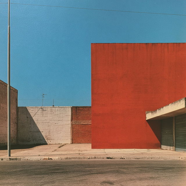 Luigi Ghirri style, Midjourney V8.2, render 2 of 4