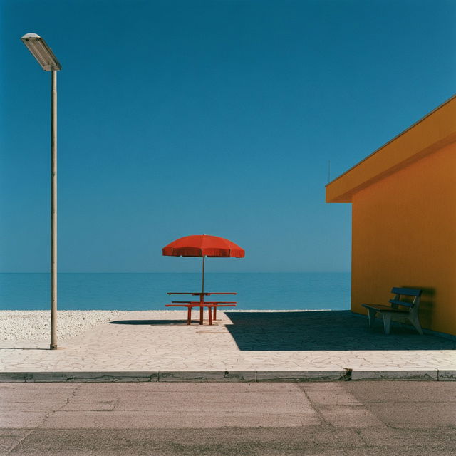 Luigi Ghirri style, Midjourney V8.2, render 3 of 4