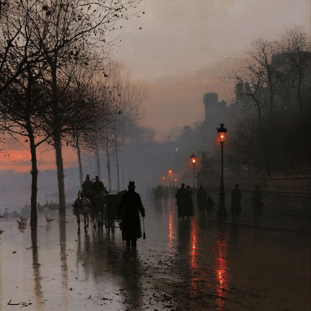 Luigi Loir style, Midjourney V8.2, render 2 of 4