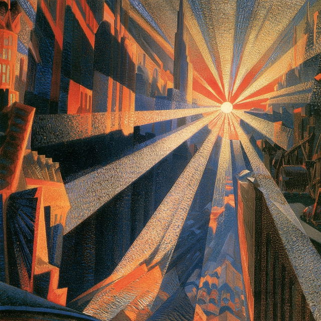 Luigi Russolo style, Midjourney V8.2, render 3 of 4