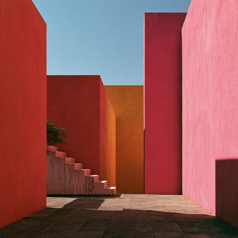 Luis Barragan style (Architects), Midjourney V8.2
