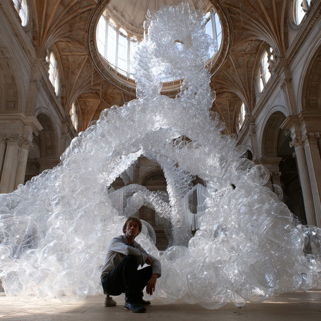 Luke Jerram style, Midjourney V8.2, render 2 of 4