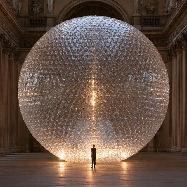 Luke Jerram style, Midjourney V8.2, render 1 of 4