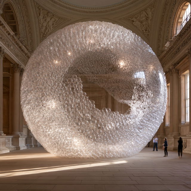 Luke Jerram style, Midjourney V8.2, render 4 of 4
