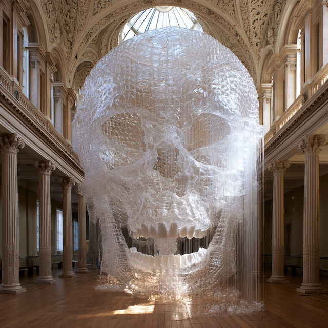 Luke Jerram style, Midjourney V8.2, render 3 of 4