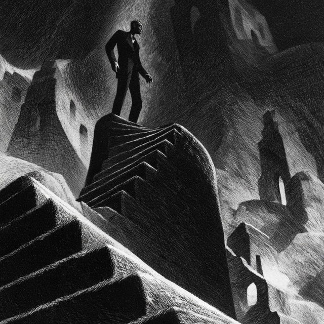 Lynd Ward style, Midjourney V8.2, render 3 of 4