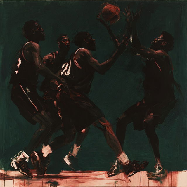 Lynette Yiadom-Boakye style, Midjourney V8.2, render 4 of 4