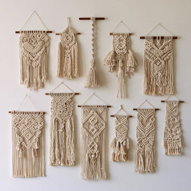 Macrame style, Midjourney V8.2, render 2 of 4