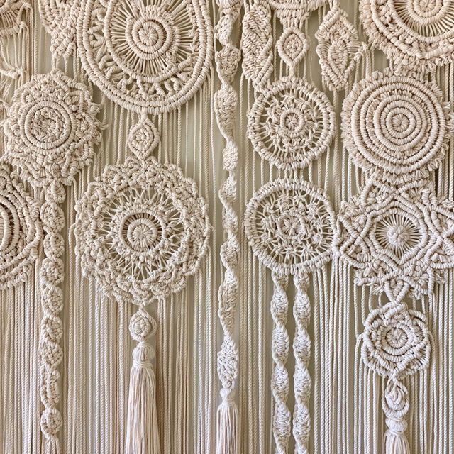 Macrame style, Midjourney V8.2, render 1 of 4