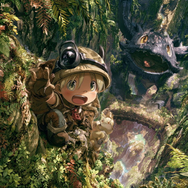 Made in Abyss style, Midjourney V8.2, render 4 of 4