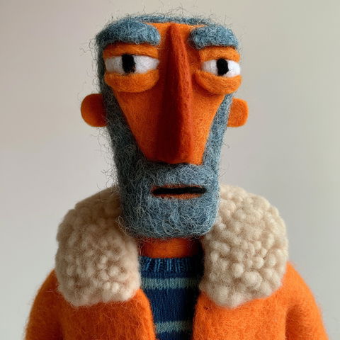 Made of felt style (Techniques), Midjourney V8.2