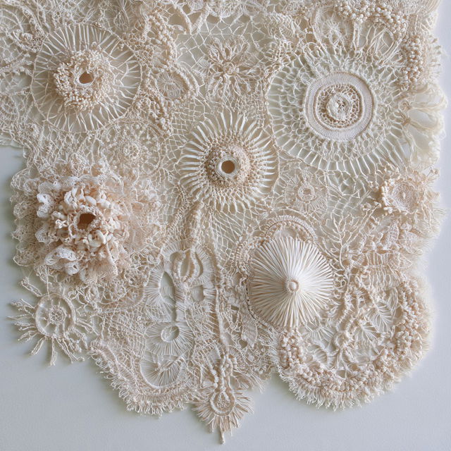 Made of lace style, Midjourney V8.2, render 4 of 4