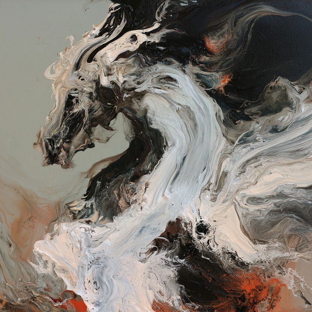 Maggi Hambling style, Midjourney V8.2, render 1 of 4