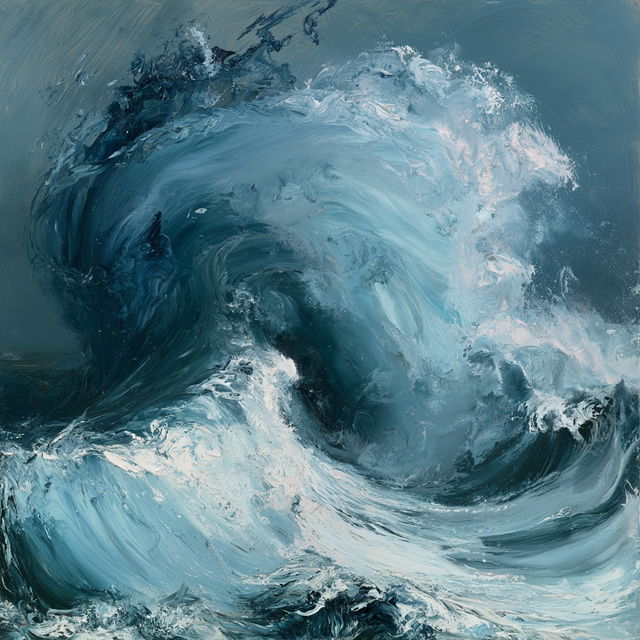 Maggi Hambling style, Midjourney V8.2, render 4 of 4