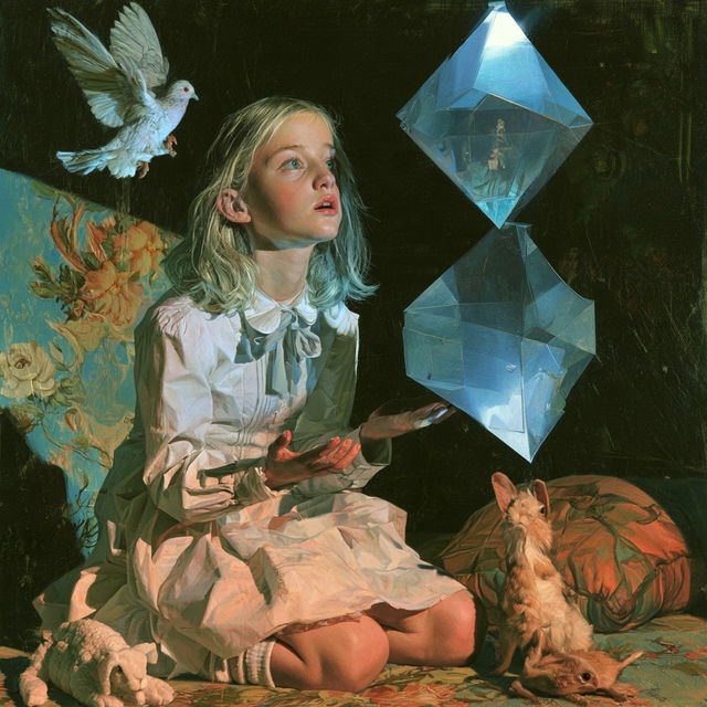 Magic realism style, Midjourney V8.2, render 2 of 4
