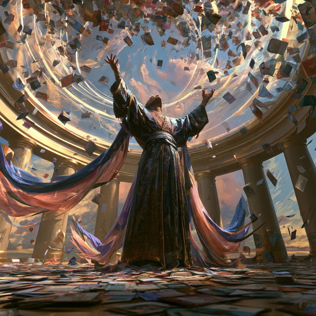 Magic: The Gathering style, Midjourney V8.2, render 3 of 4